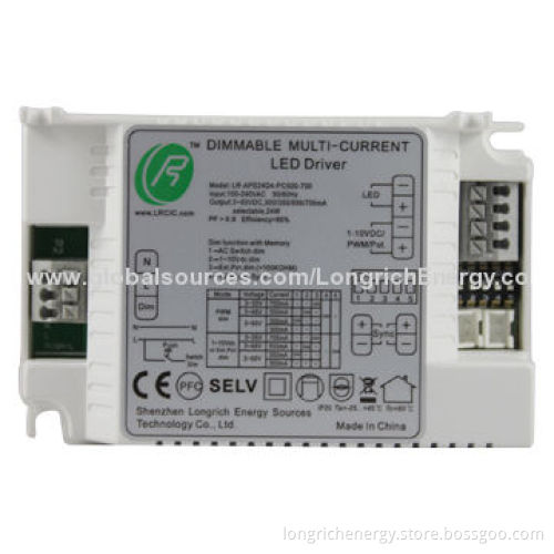 1-10V PMW Dimmable LED Driver, 90 to 264V AC Input Voltage